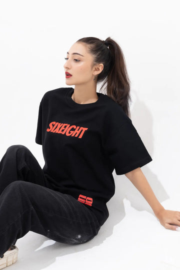 Not New York, Mumbai City Oversized Black Unisex T-Shirt