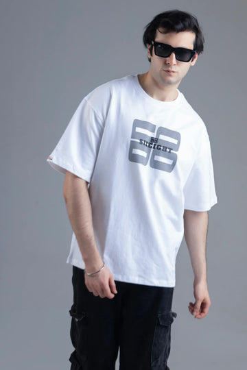 White Noise Oversized Unisex T-Shirt