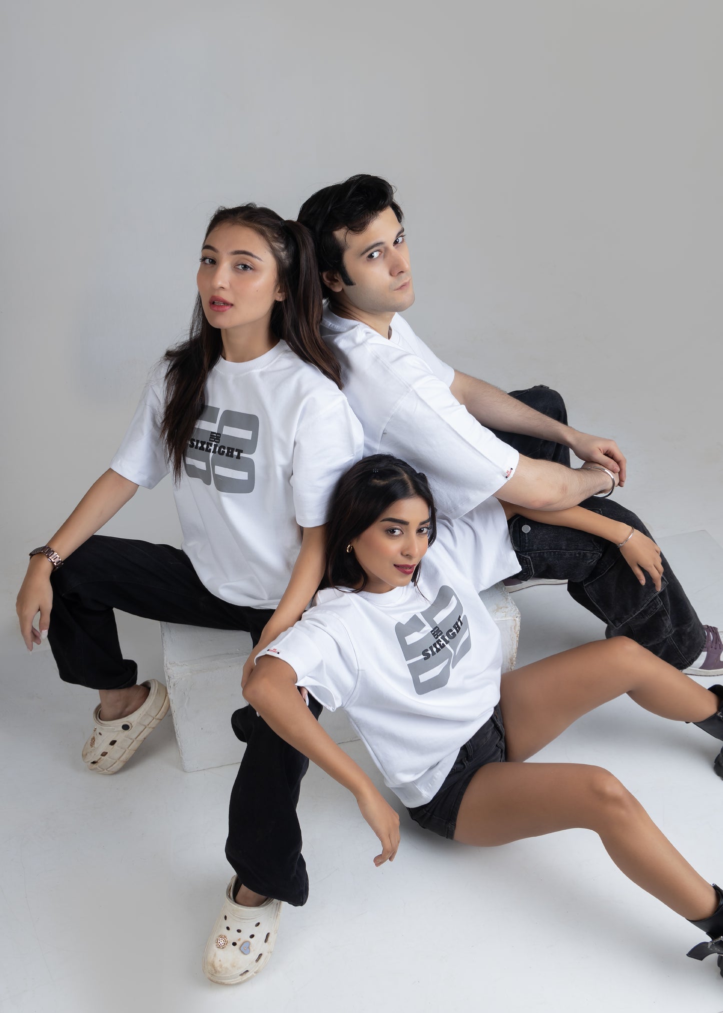 White Noise Oversized Unisex T-Shirt