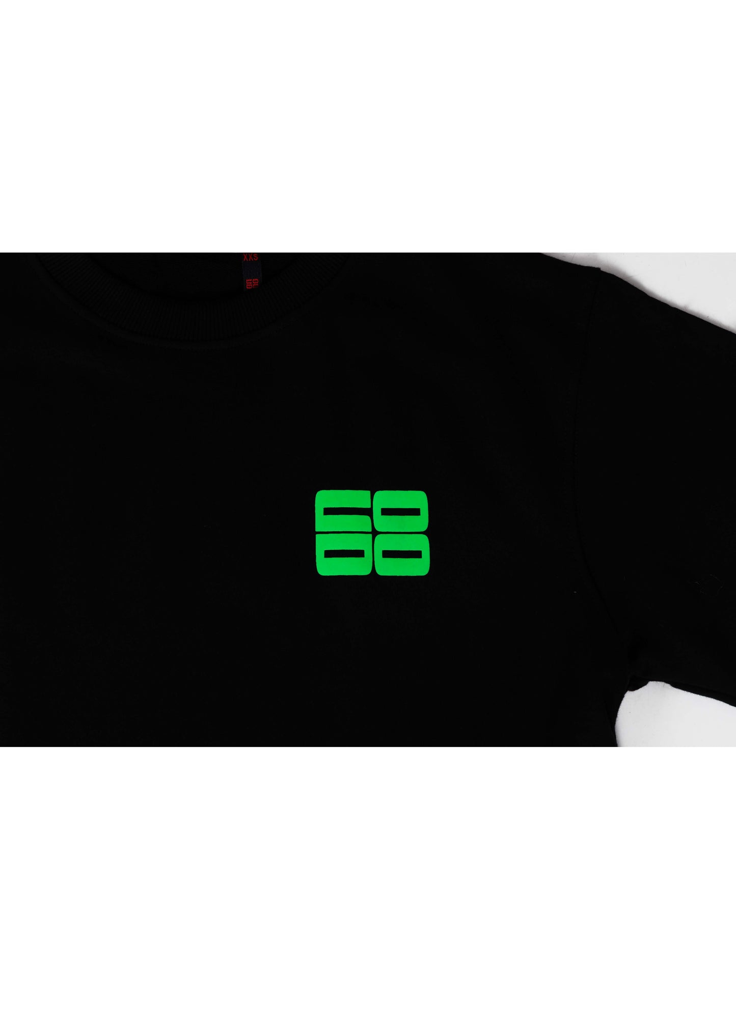 Stone Cold Oversized Black French Terry Cotton Tee