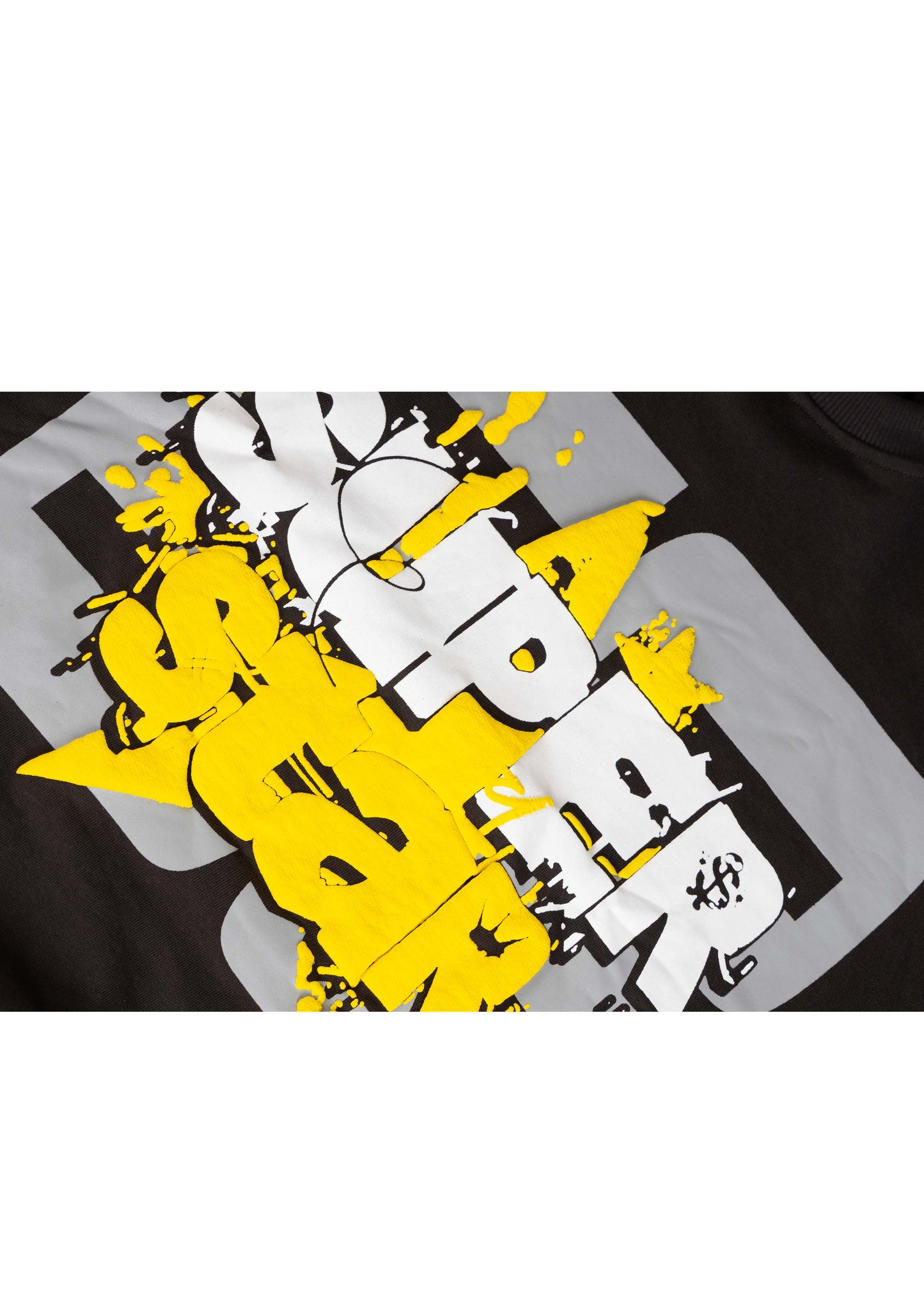 Starboy Syndrome Oversized Charcoal Grey French Terry Cotton Sweatshirt