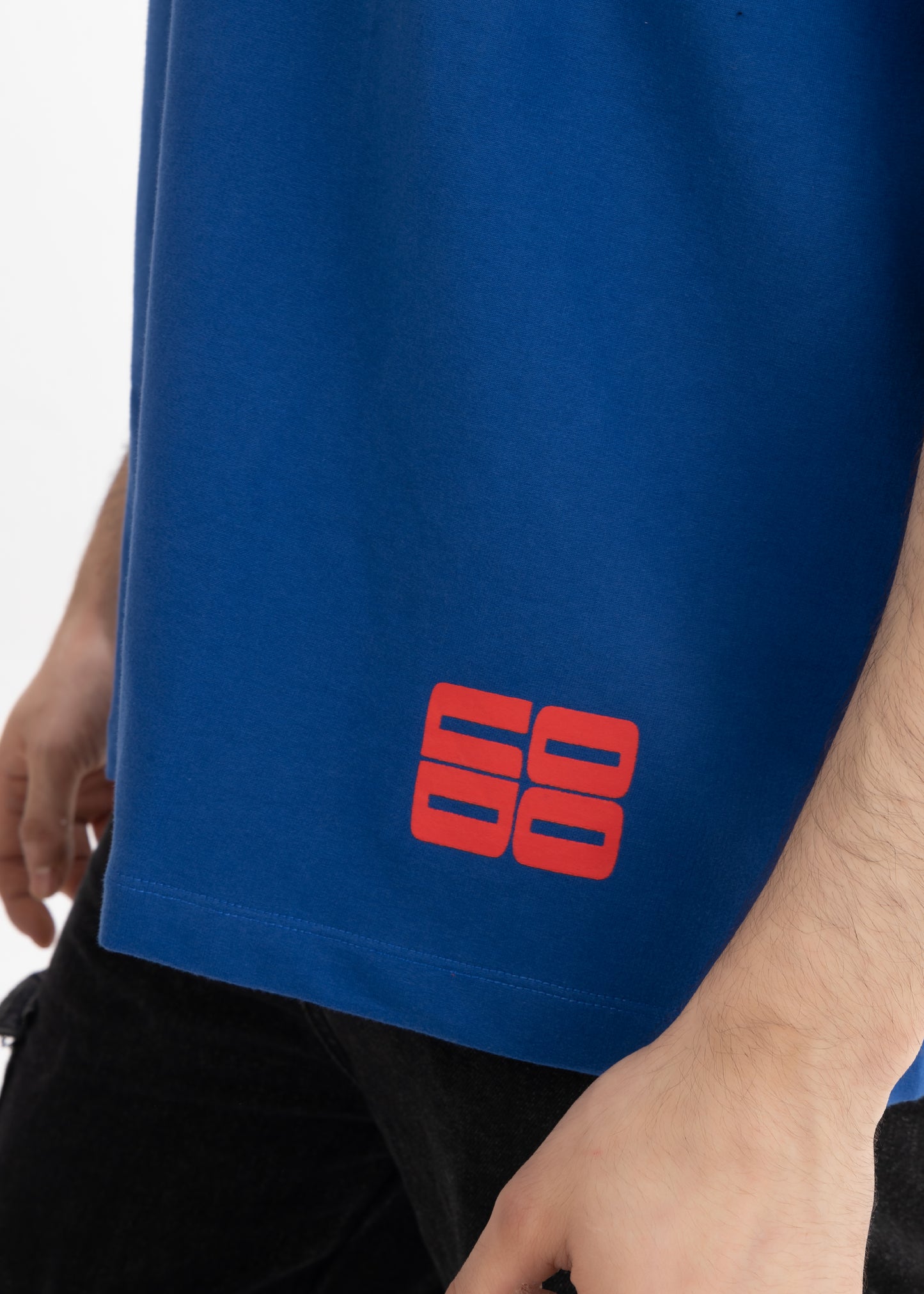 Not New York, Mumbai City Oversized Royal Blue Unisex T-Shirt
