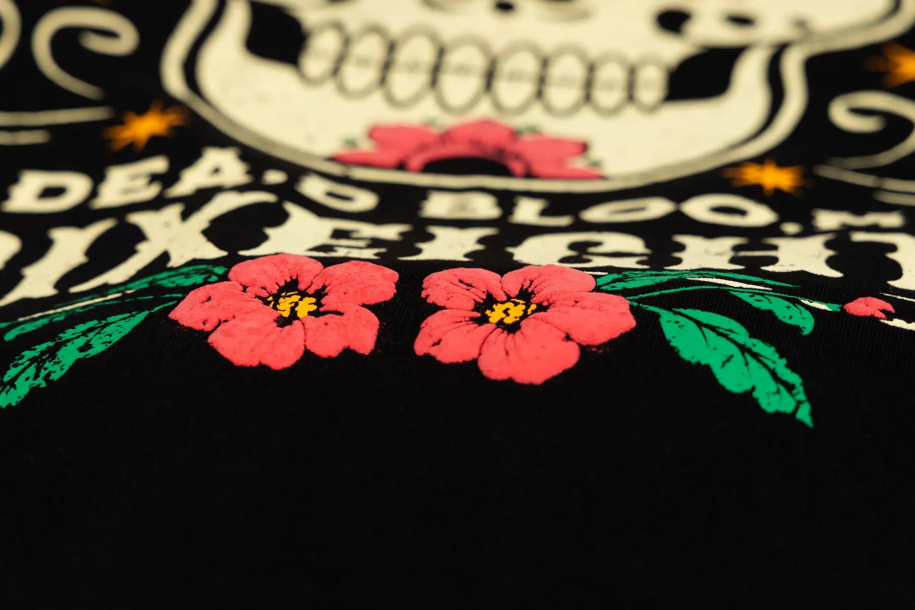 Dead Bloom - Oversized Black Unisex T-Shirt