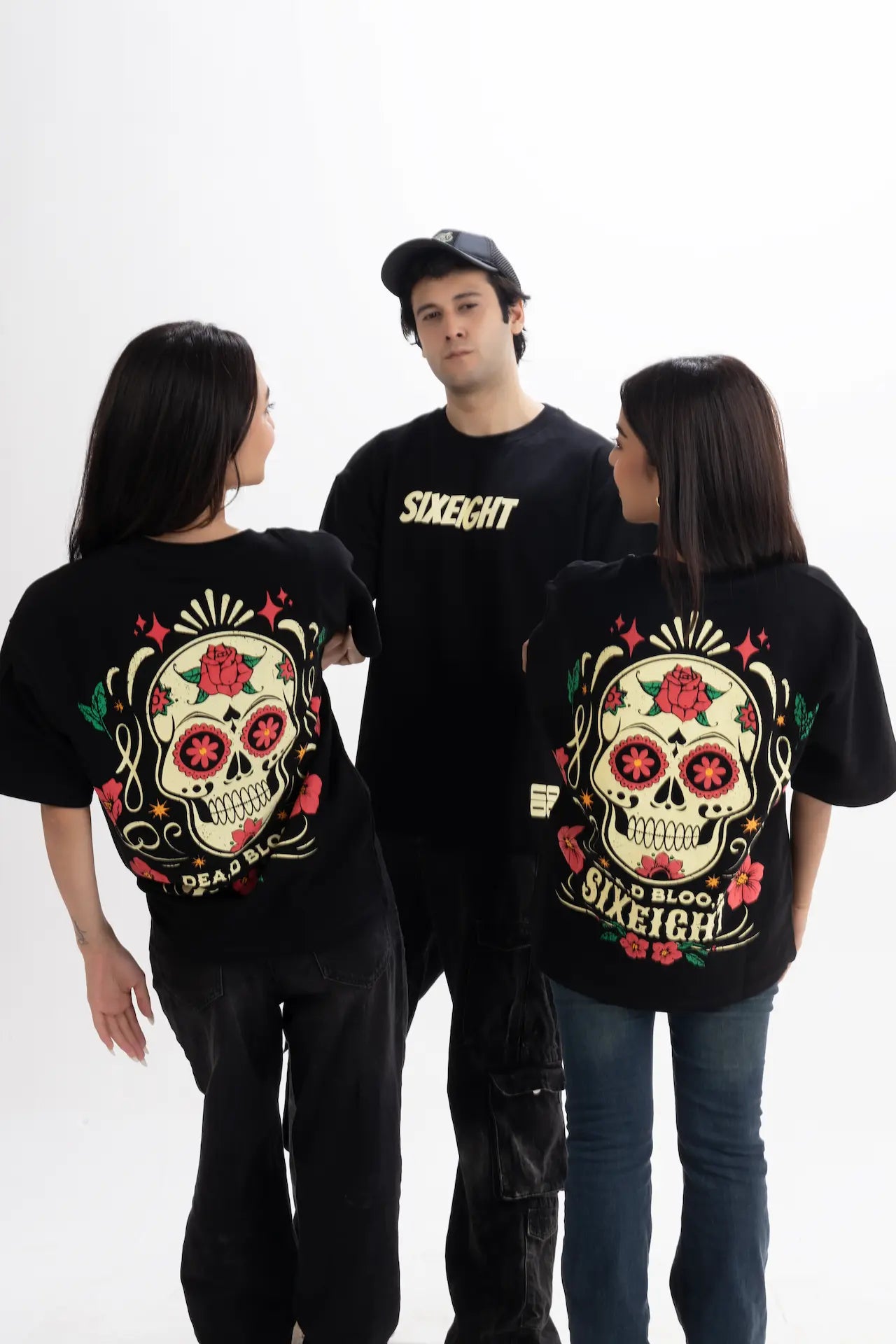 Dead Bloom - Oversized Black Unisex T-Shirt