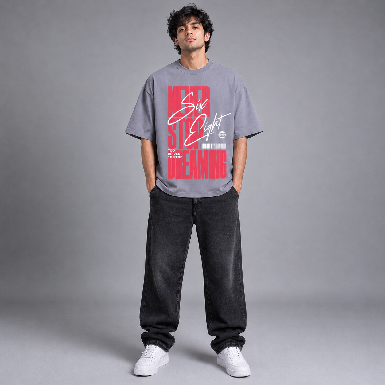 Never Stop Dreaming Oversized Unisex T-shirt