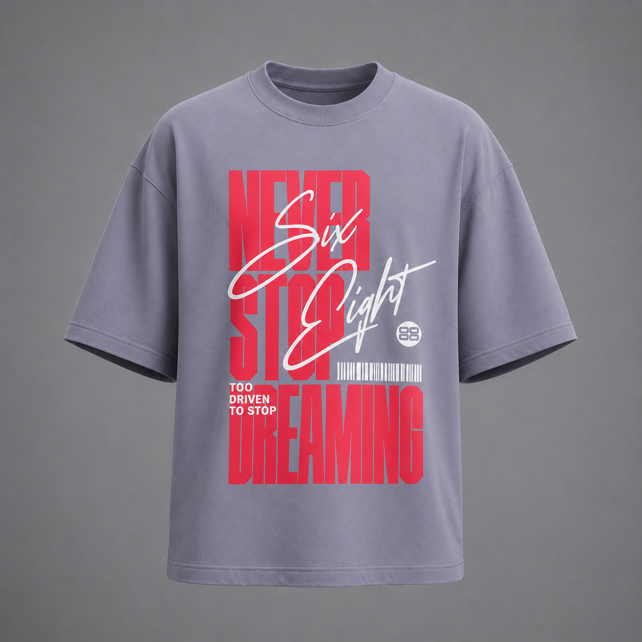 Never Stop Dreaming Oversized Unisex T-shirt