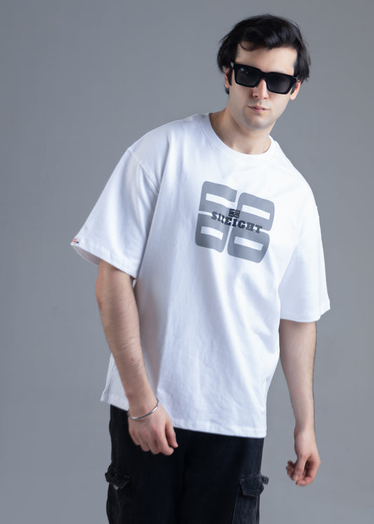 White Noise Oversized Unisex T-Shirt