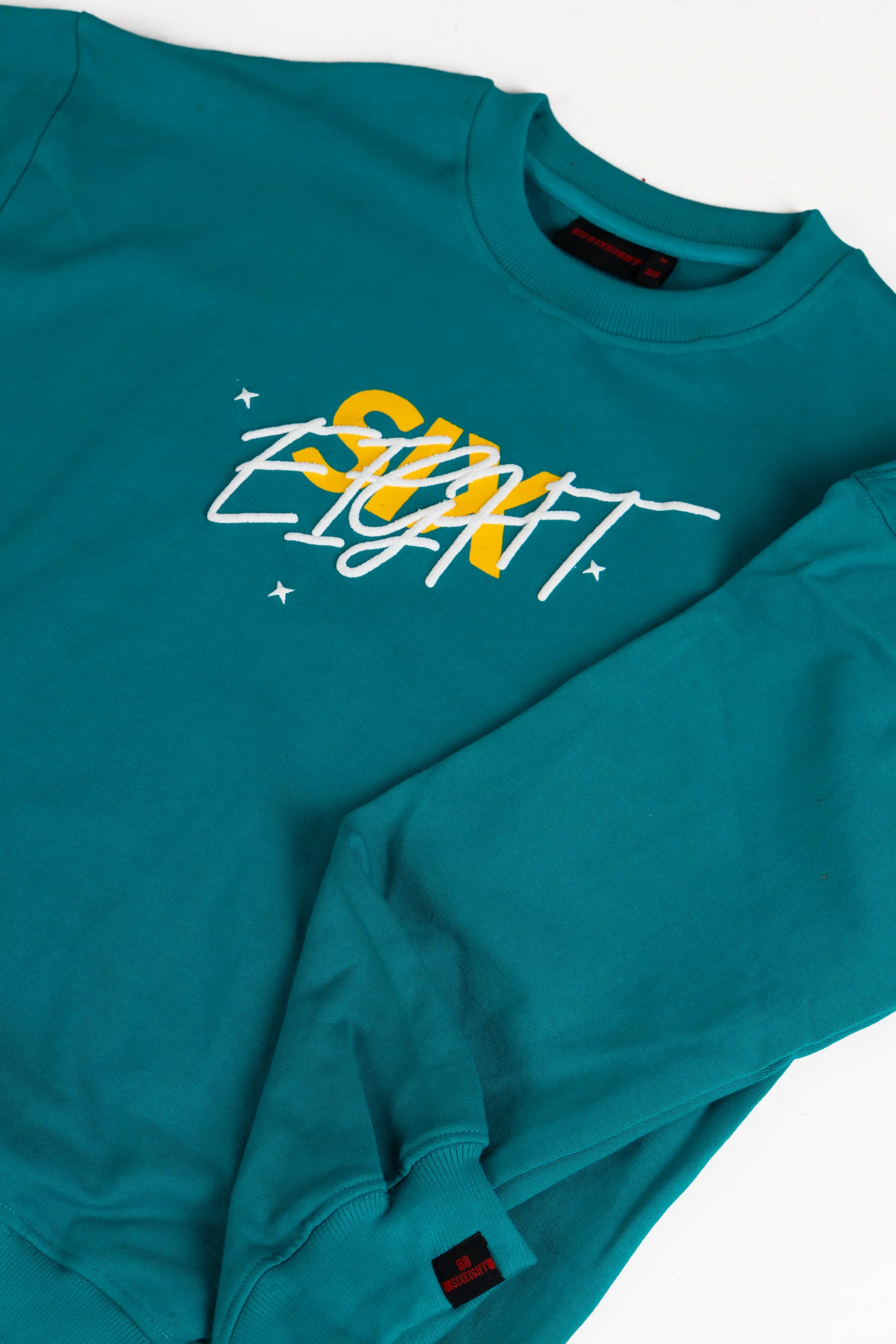Unveiled - Oversized Teal Blue Unisex Sweatshirt