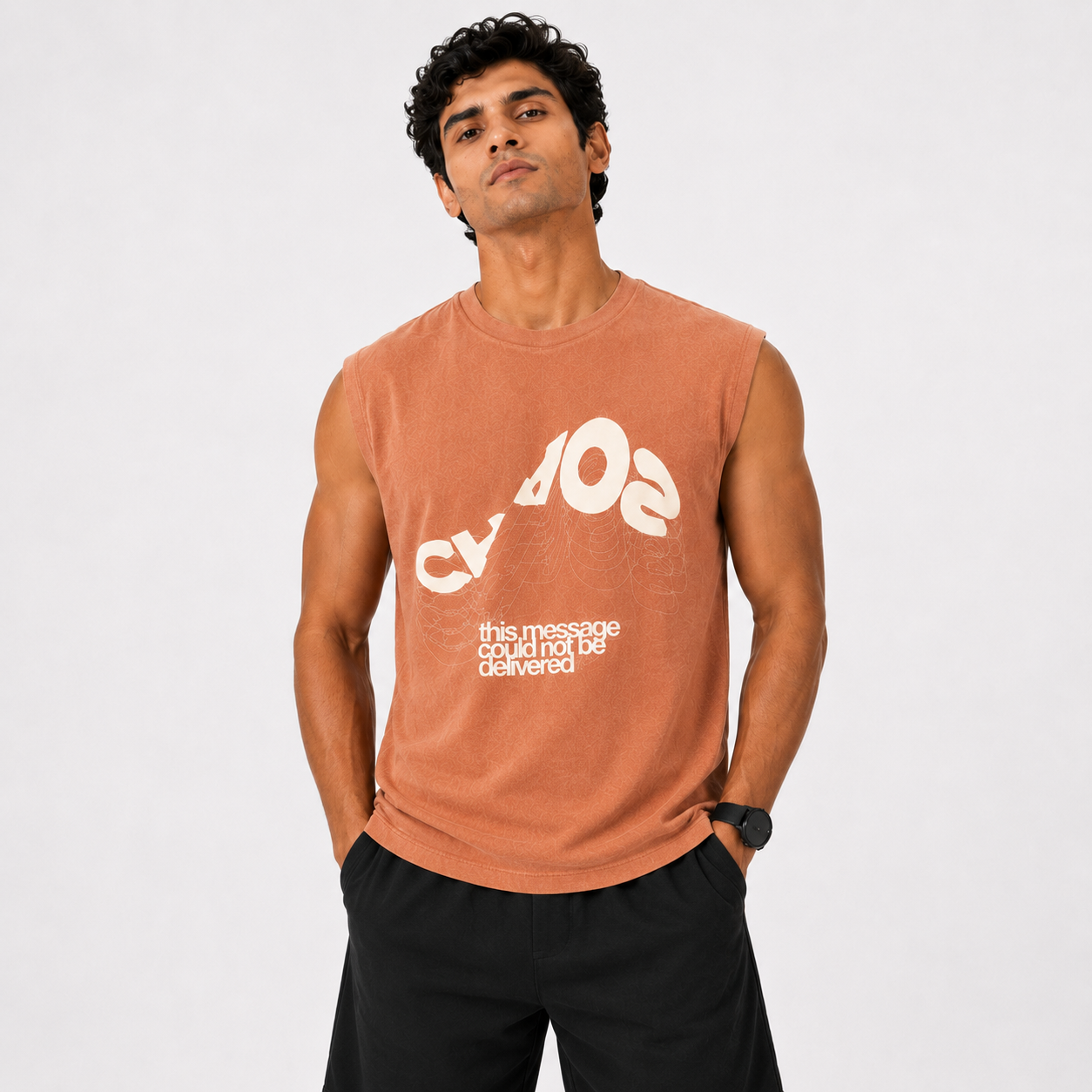 The Chaos Theory Boxy Fit Muscle Tank