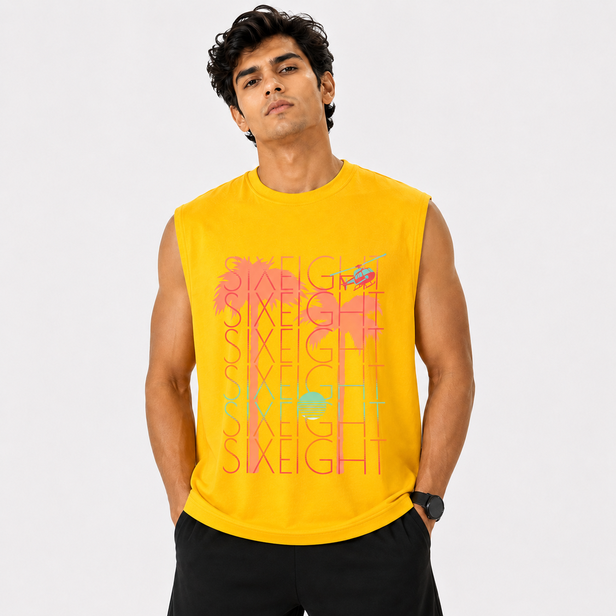 Vice City Boxy Fit Muscle Tank