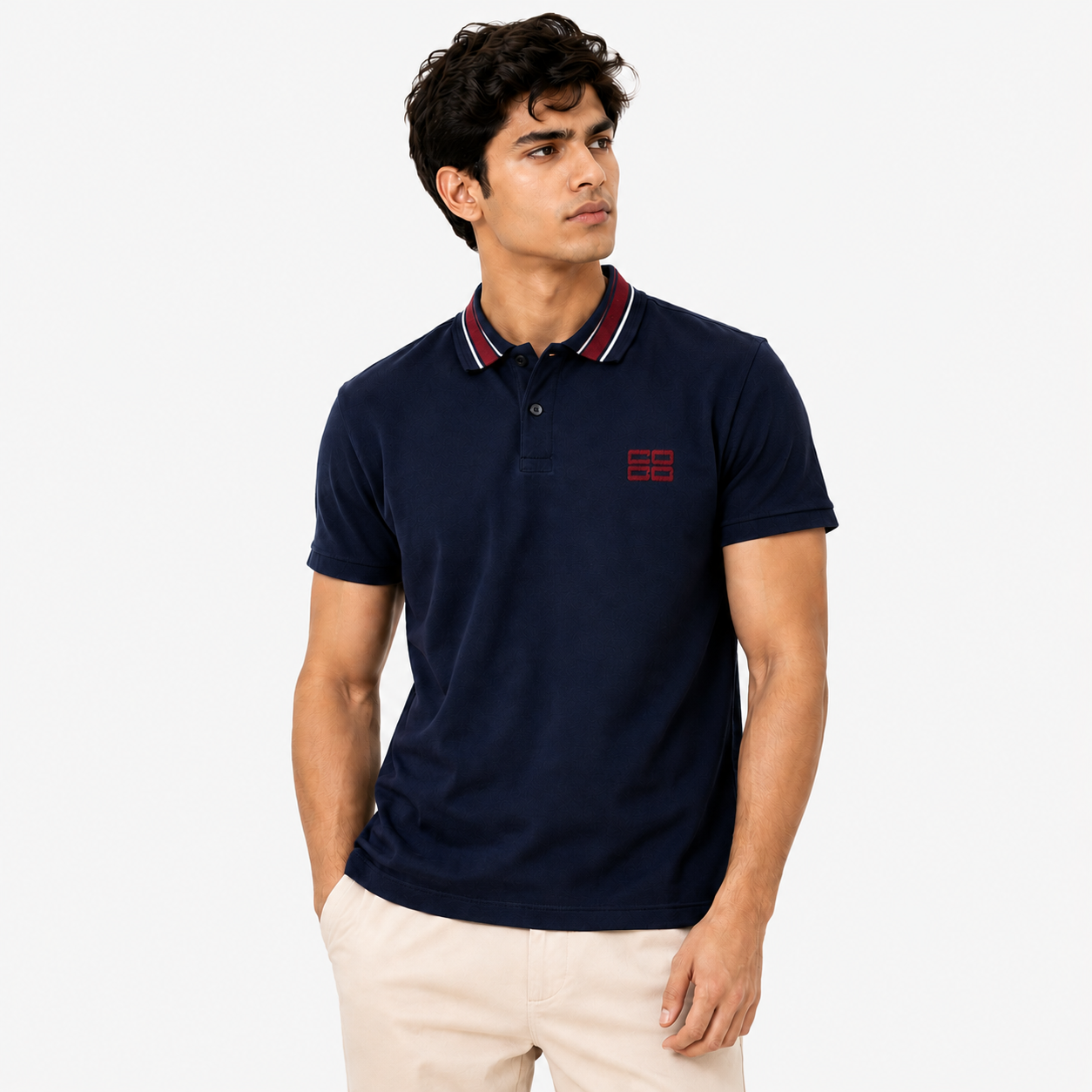 Signature Navy Polo T-shirt